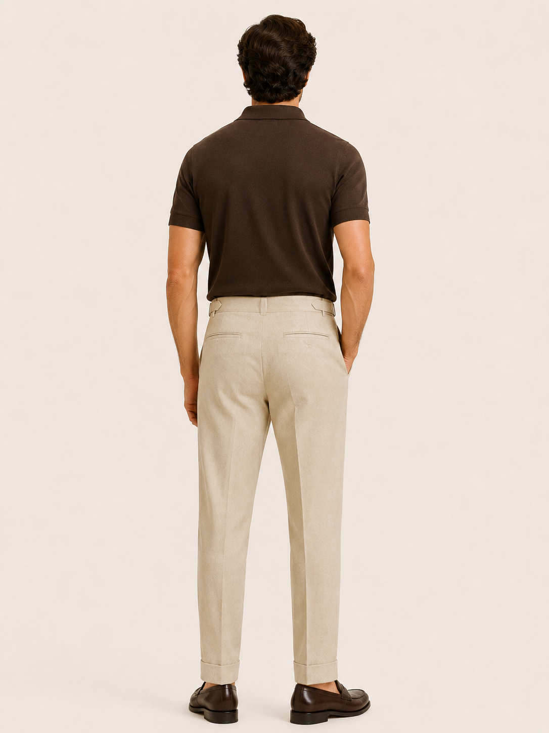 Laveno Linen Trousers Khaki