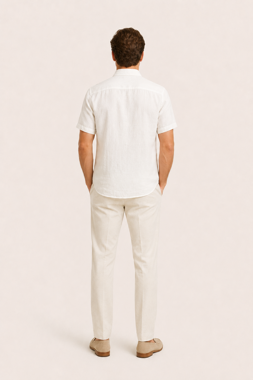 Lovani Linen Shirt White