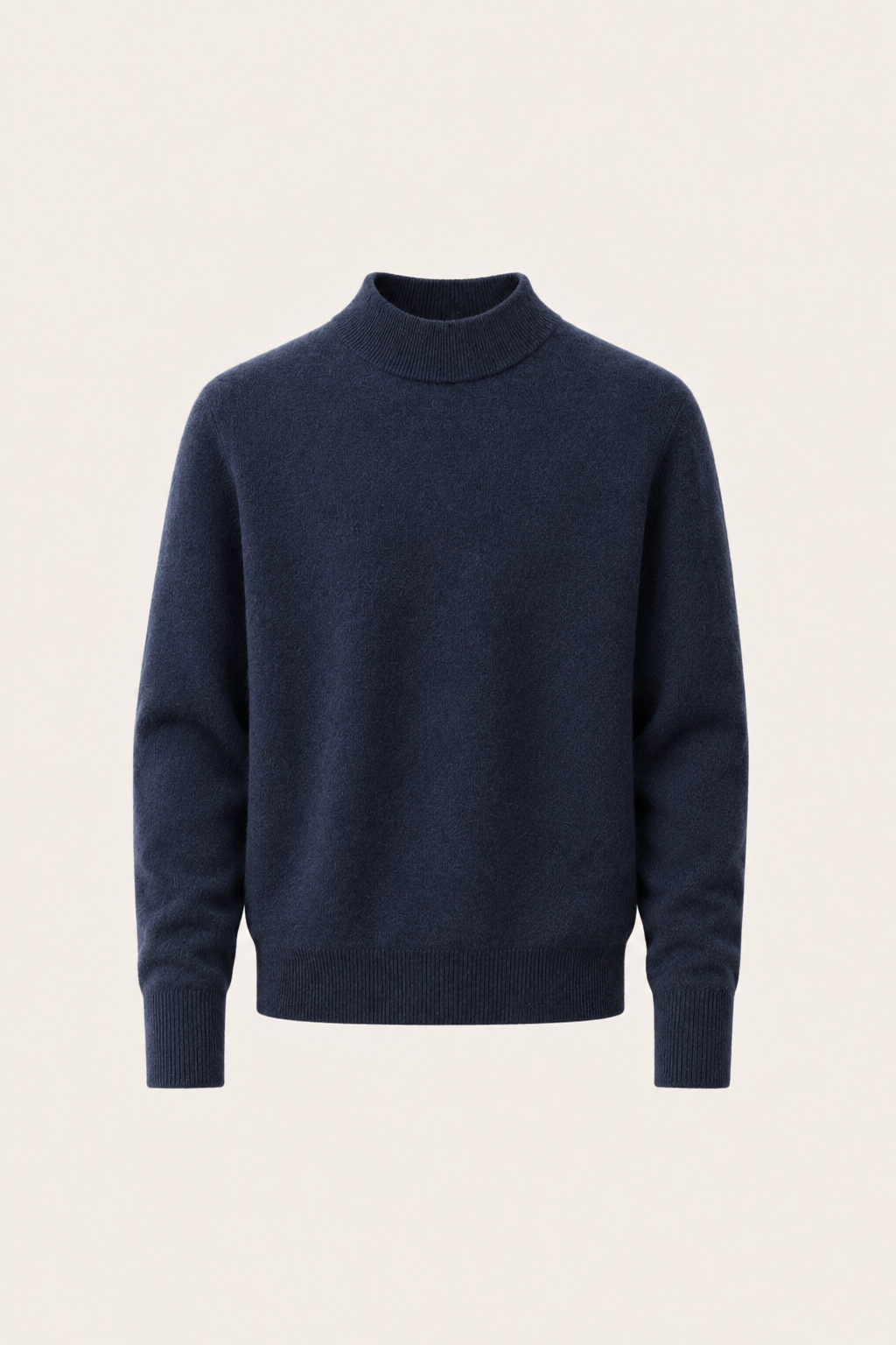 Arelio Mock Neck Midnight Blue