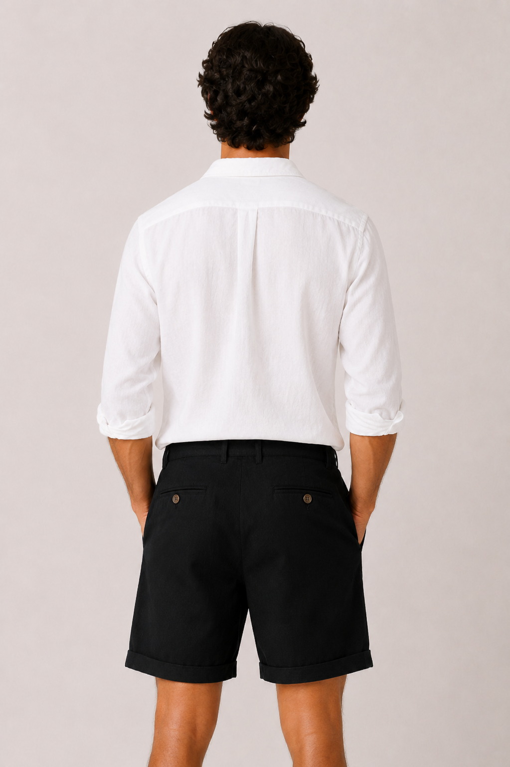 Nalero Lyocell Cotton Short Black