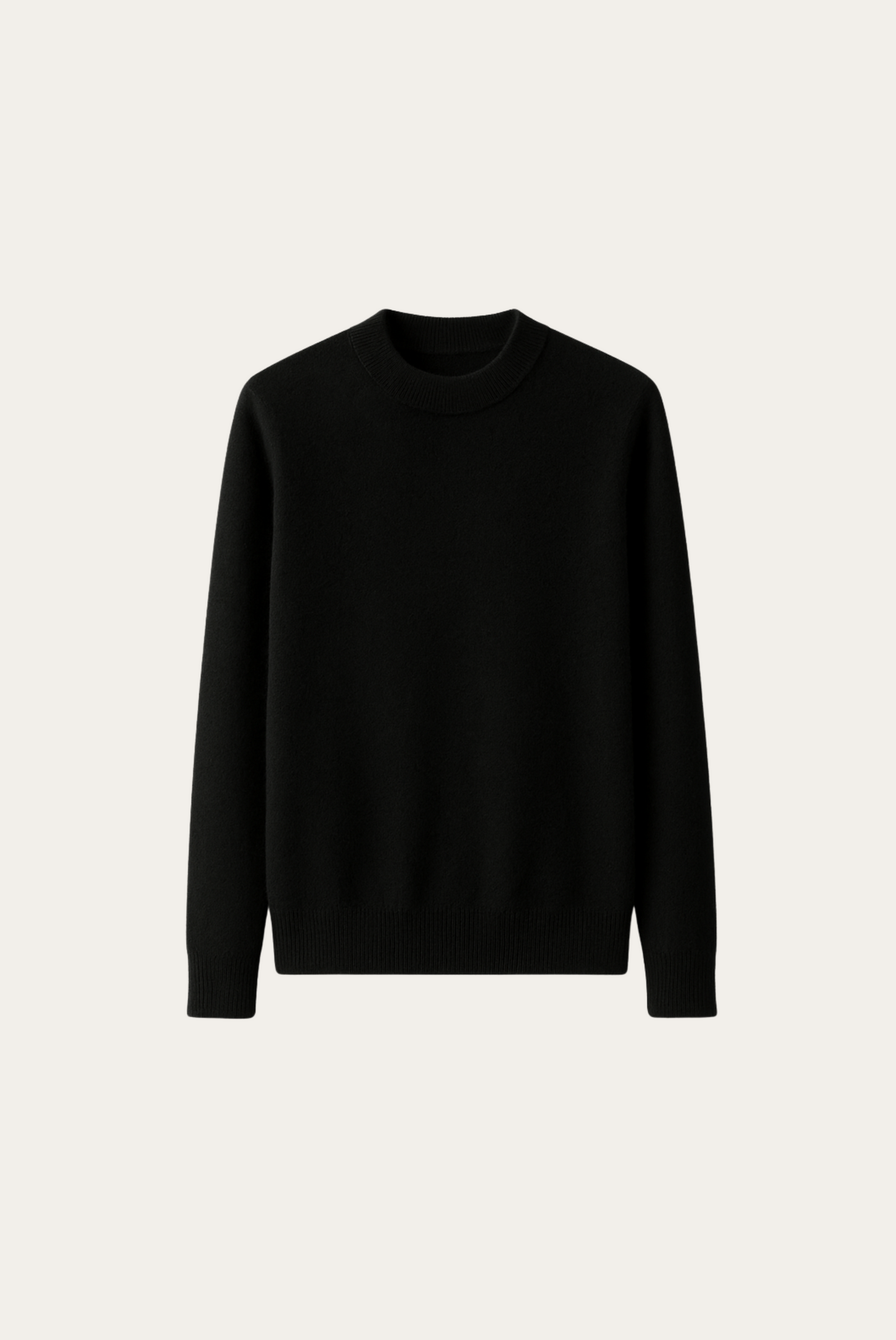 Black Cashmere Crewneck
