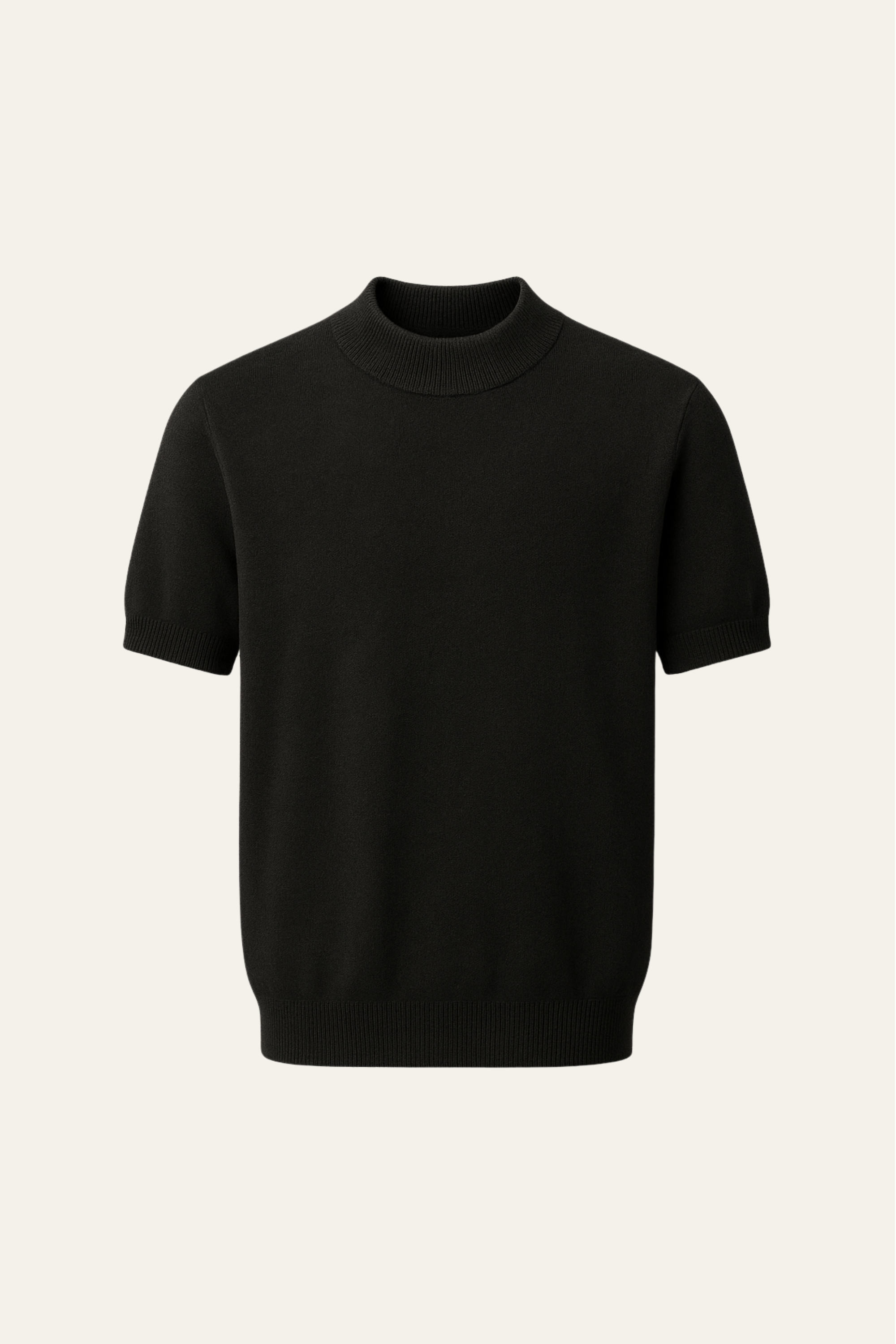 Aurelo Wool T-Shirt Black