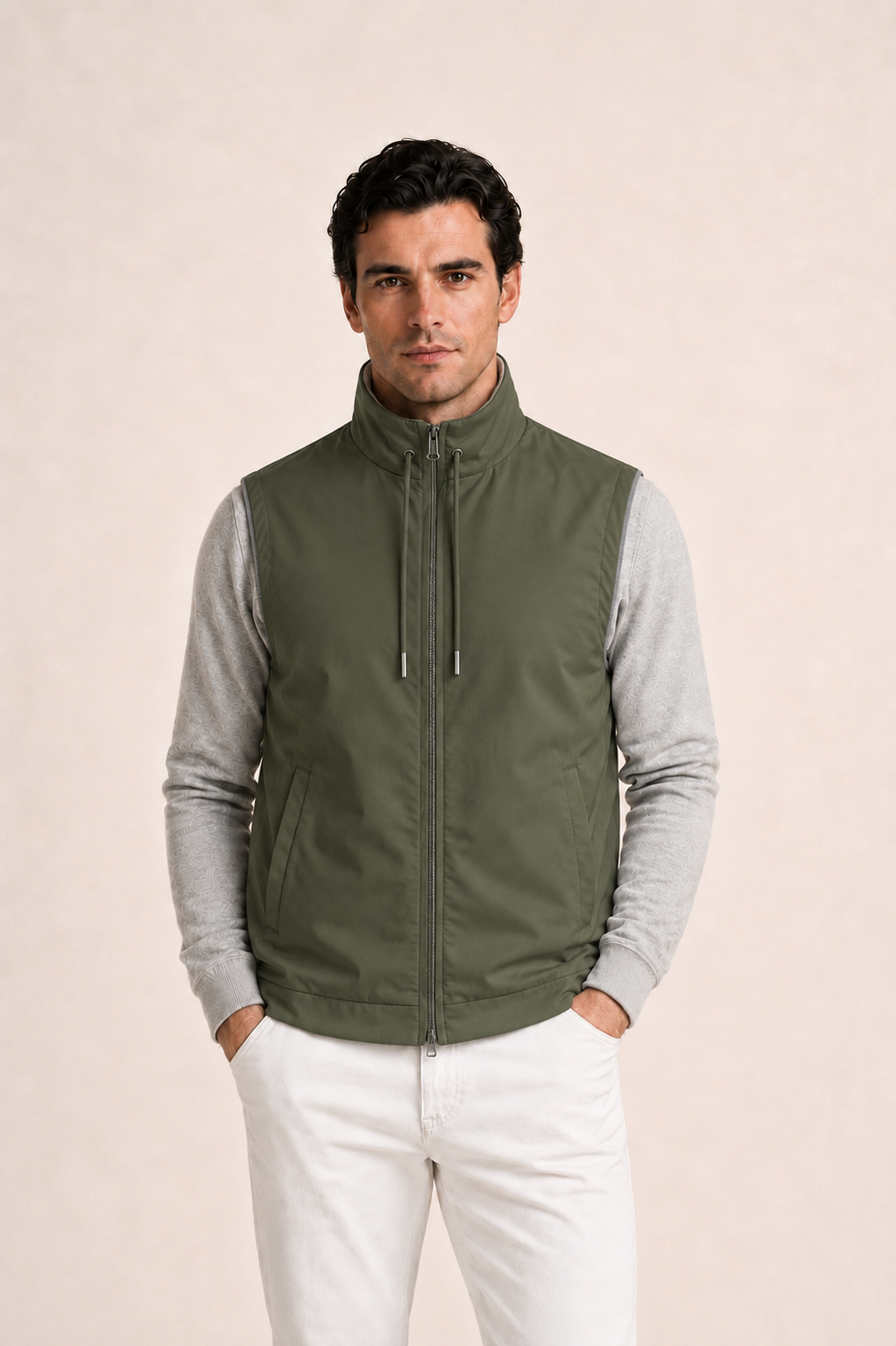 Reviro Reversible Vest Green