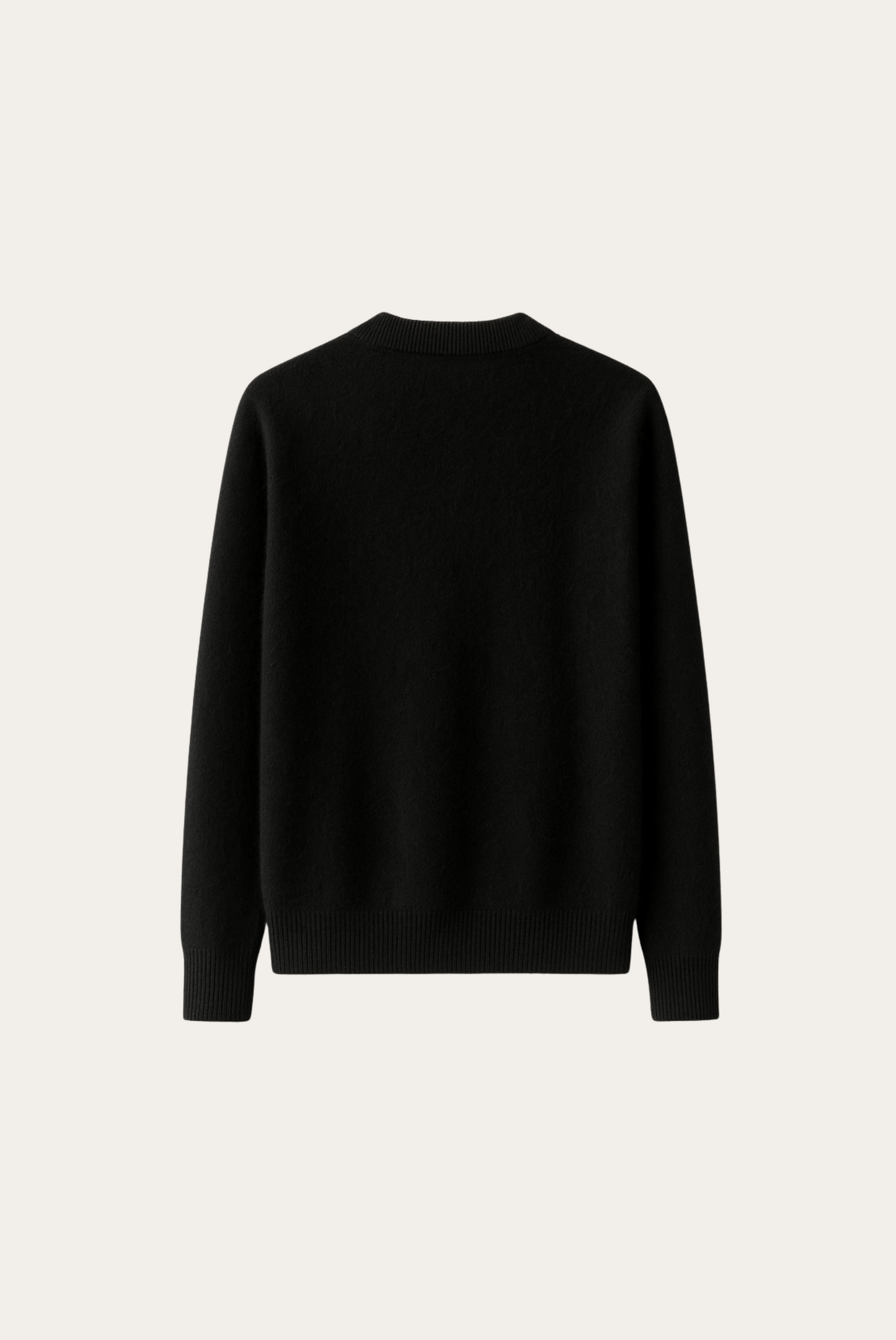 Black Cashmere Crewneck