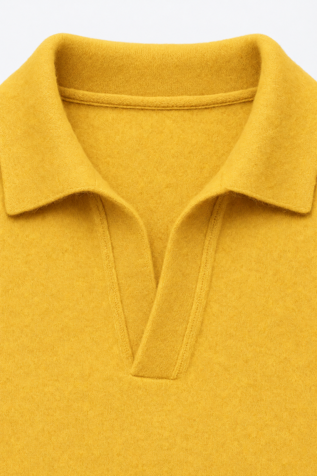 Malero Wool Polo Knit Yellow