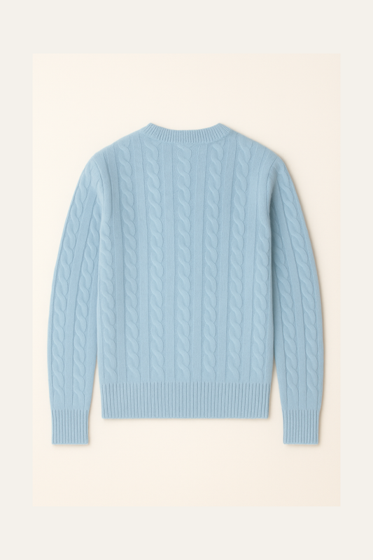 Velaro Cashmere Knit Light Blue