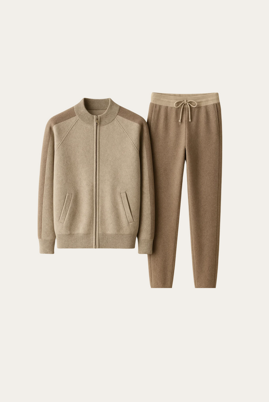 Beige Donati Cashmere Set