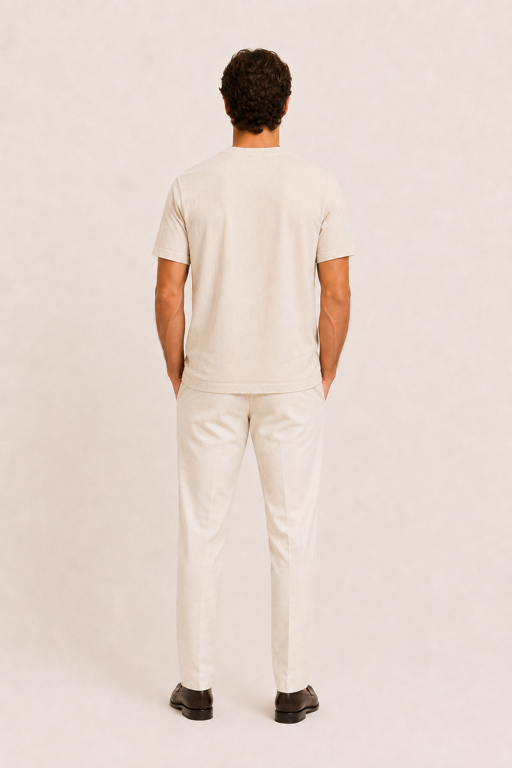Alano Linen Tee Beige
