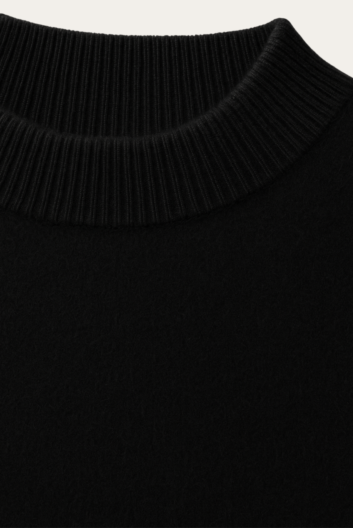 Black Cashmere Crewneck