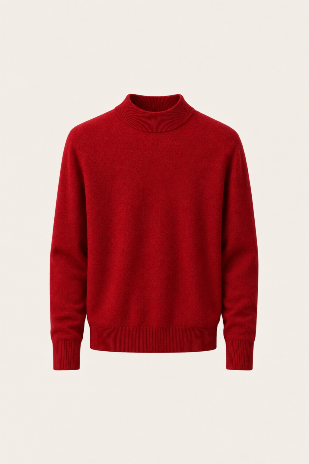 Arelio Mock Neck Red