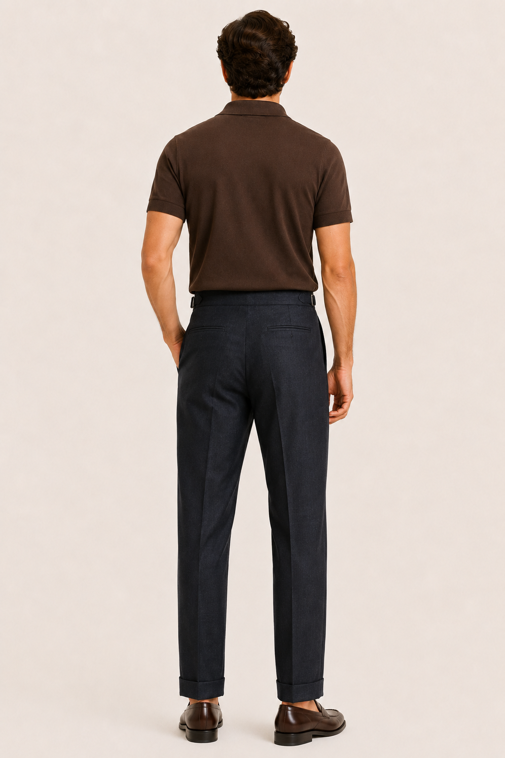 Laveno Linen Trousers Black