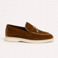 Rovain Buckled Loafers Chestnut Brown