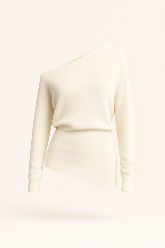 Scala Sculpted Knit White