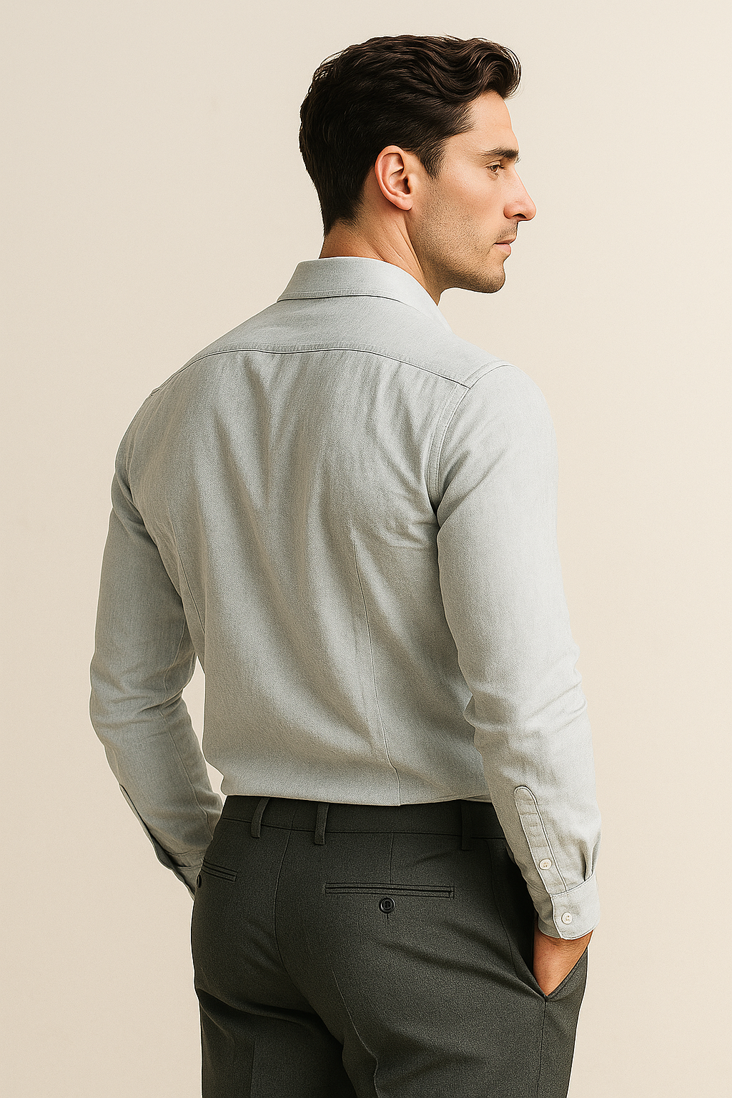 Avari Linen Shirt Light Blue