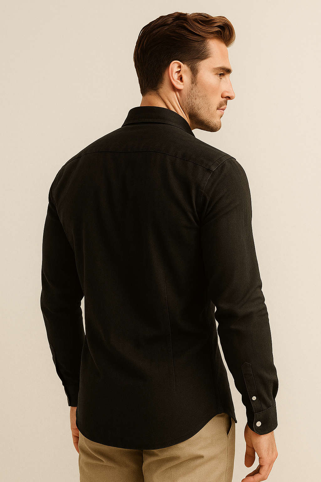 Avari Linen Shirt Black