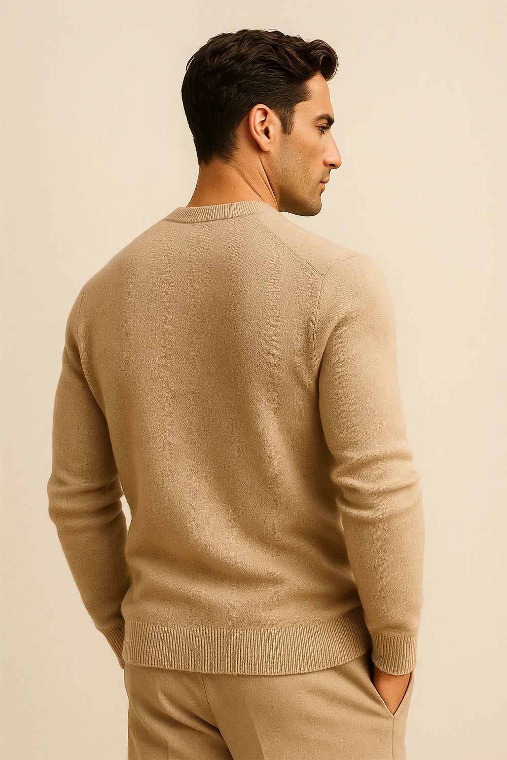 Averin Cashmere Knit Beige