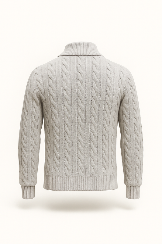 Tilano Cable Knit Grey