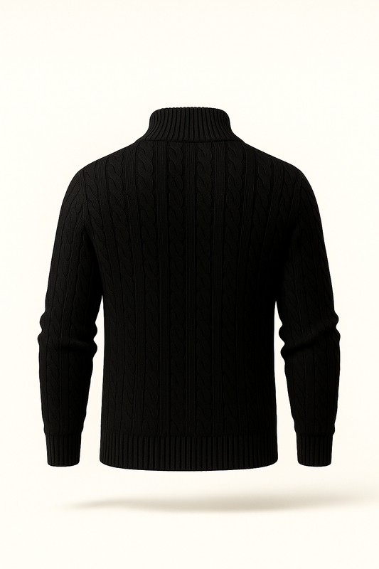 Tilano Cable Knit Black