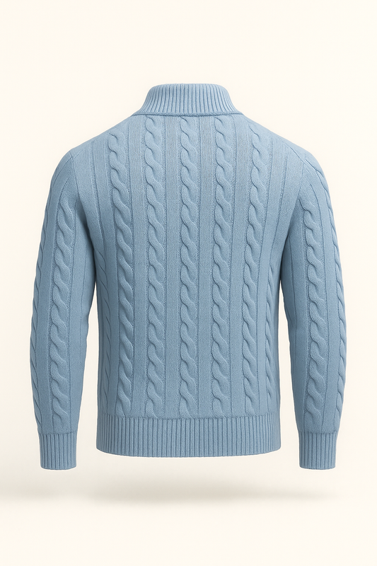 Tilano Cable Knit Light Blue