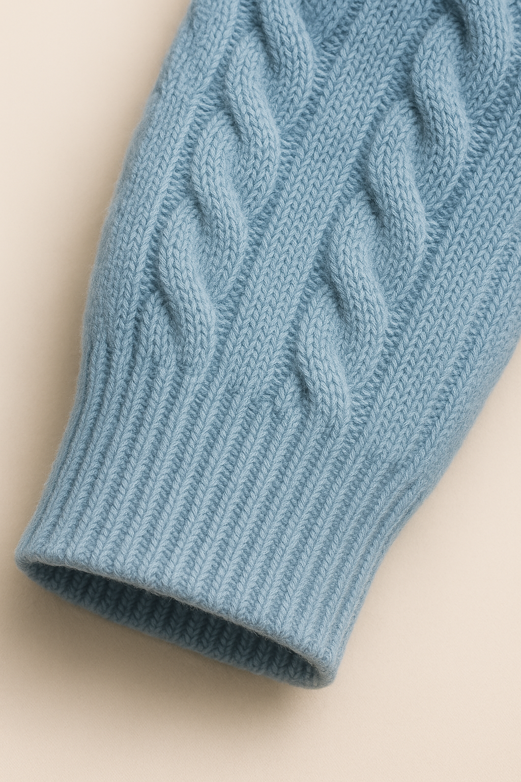 Tilano Cable Knit Light Blue