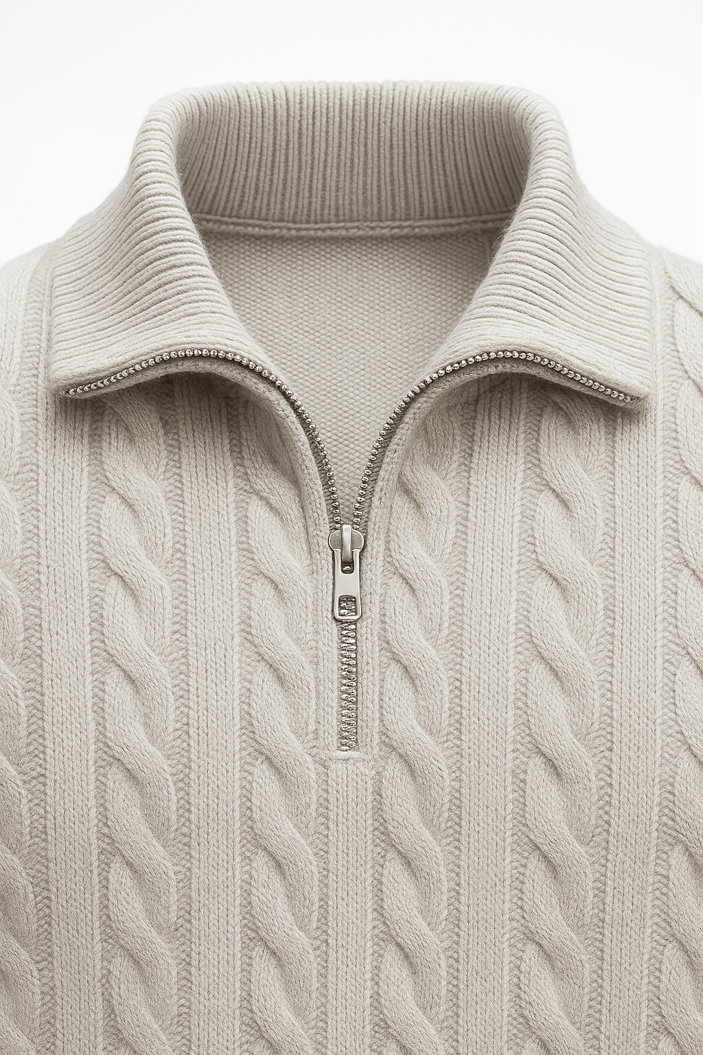 Tilano Cable Knit Grey