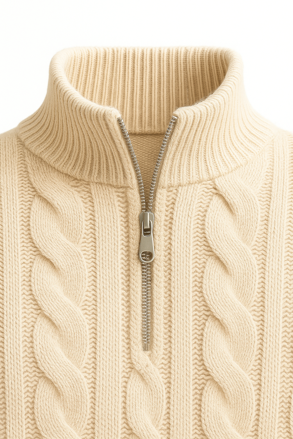 Tilano Cable Knit Beige