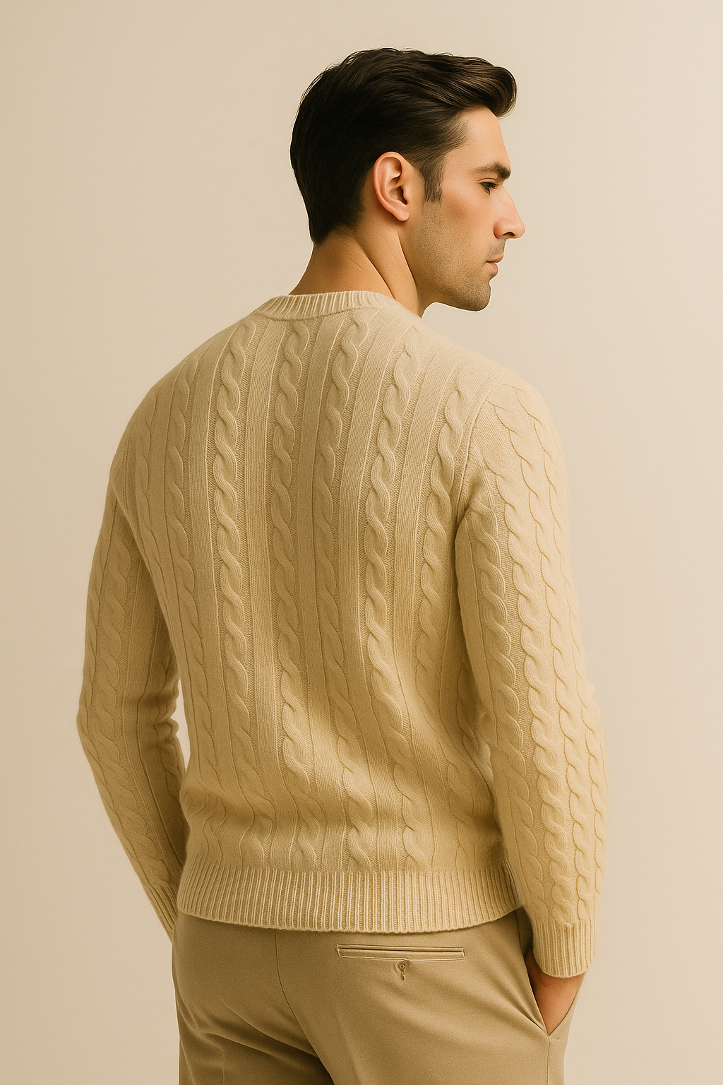 Velaro Cashmere Knit Beige