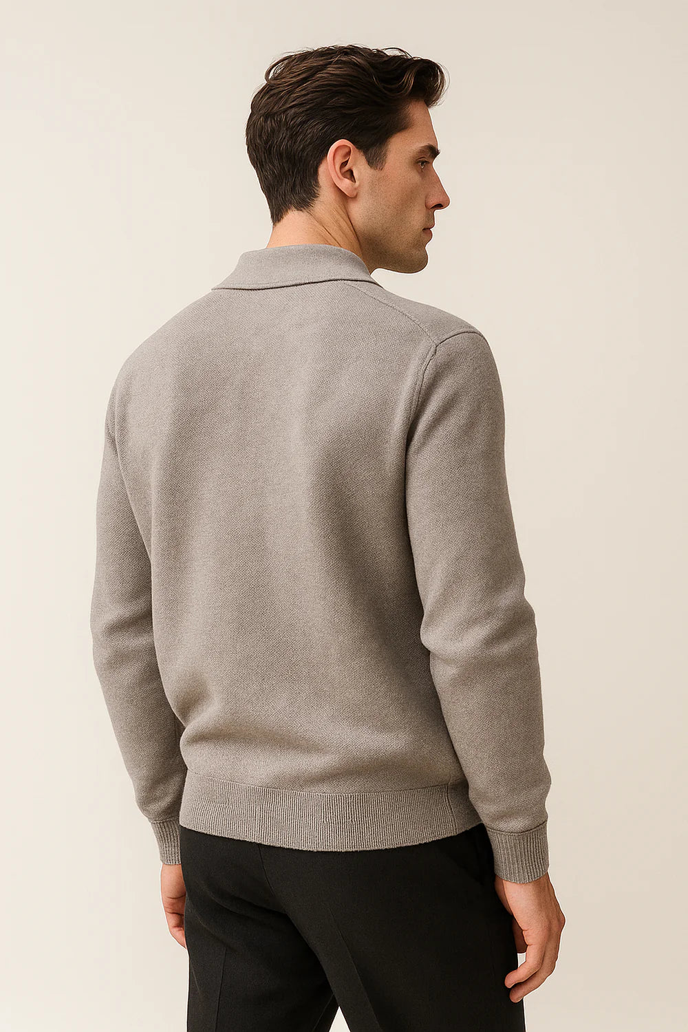 Ferilo Cashmere Cardigan Camel-Grey