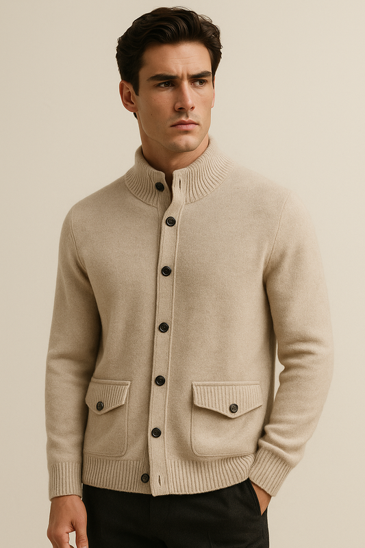 Javino Cashmere Cardigan Sand
