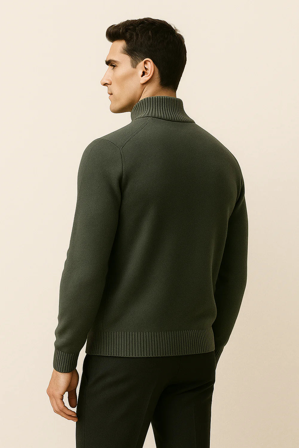 Javino Cashmere Cardigan Forest
