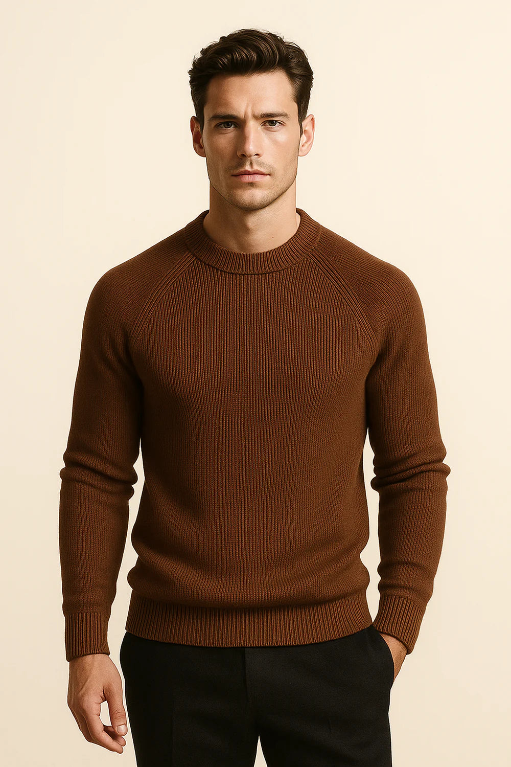 Sarole Wool Crewneck Brown