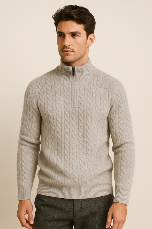 Seviro Cashmere Knit Grey