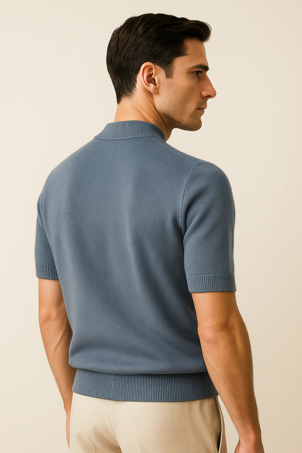 Aurelo Cashmere T-Shirt Blue