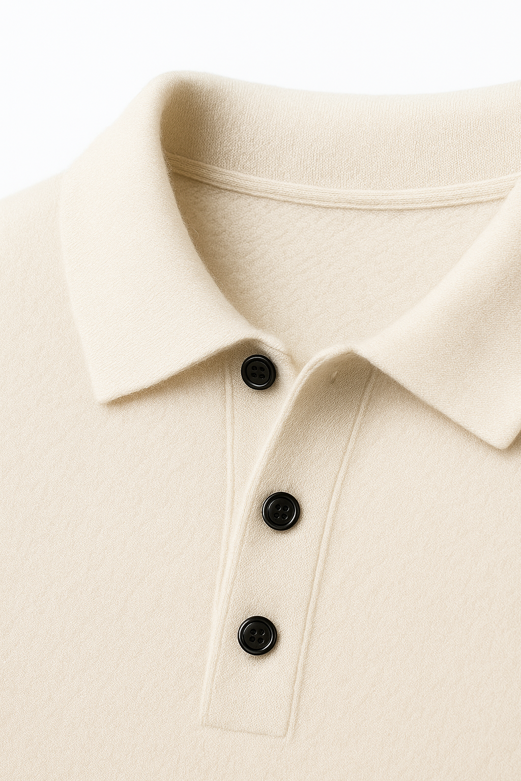 Avarel Wool Polo Knit Cream