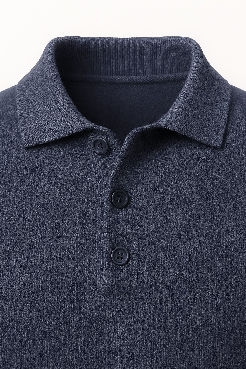Avarel Merino Polo Knit Blue