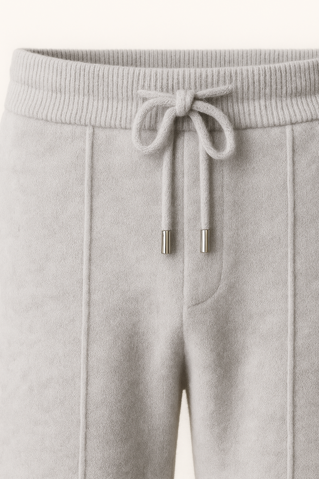Belorin Wool Knit Joggers Grey
