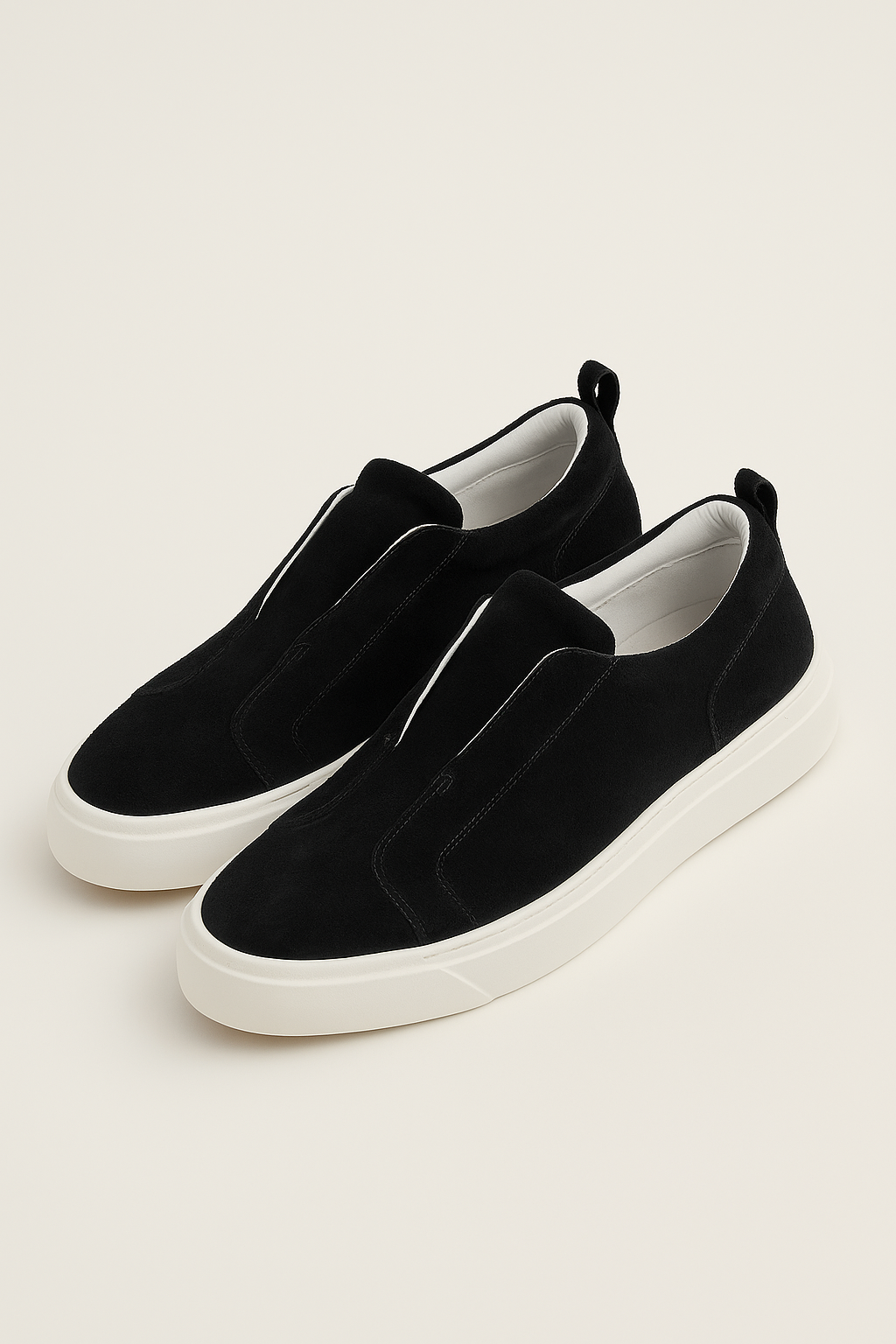 Ladore Suede Slip-On Black