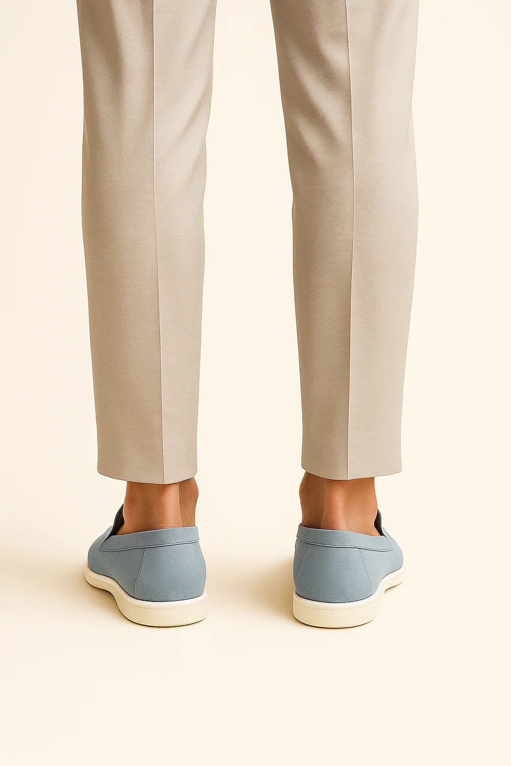 Ladore Suede Loafers Light Blue