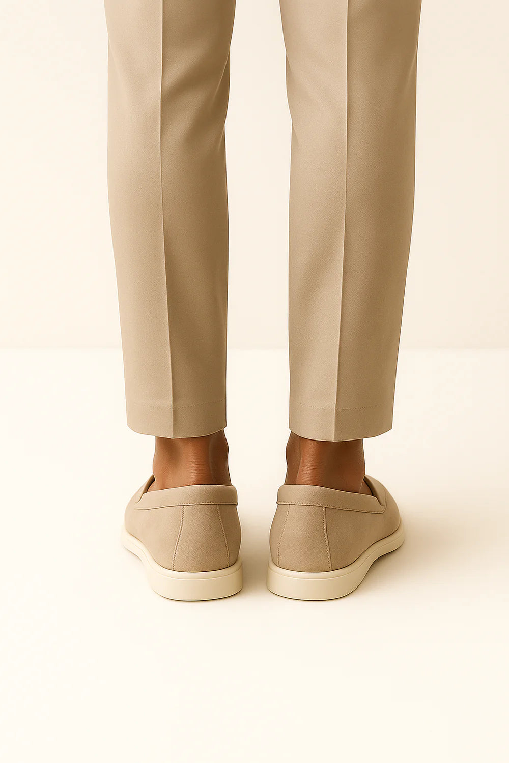 Ladore Suede Loafers Beige