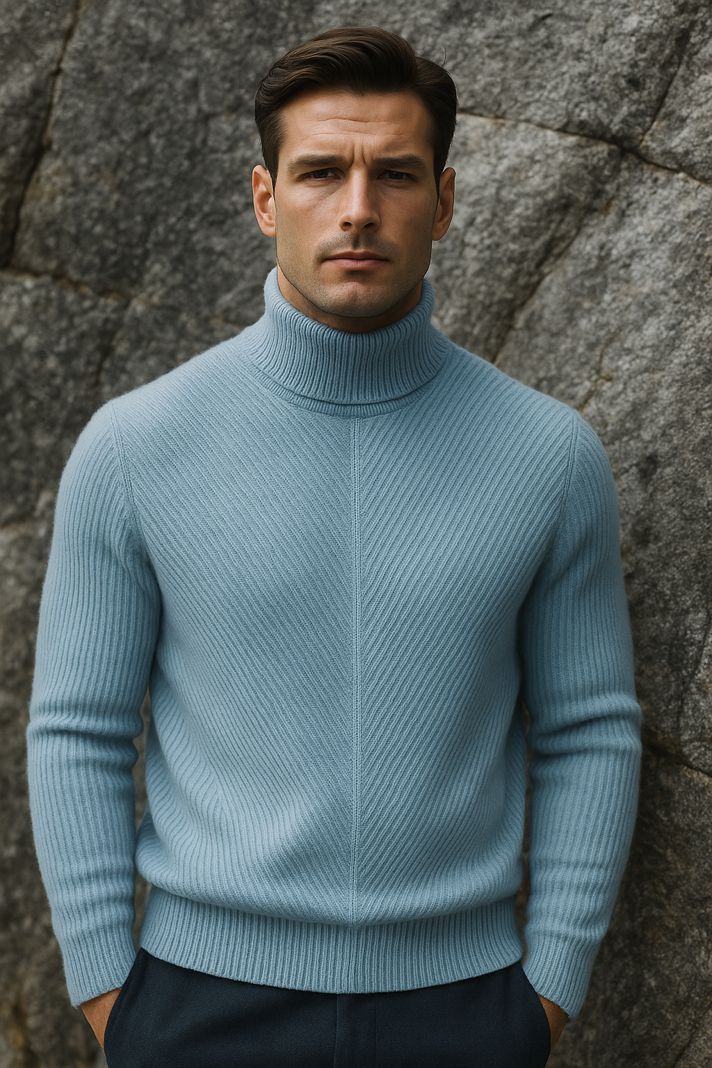 Moravi Merino Knit Blue
