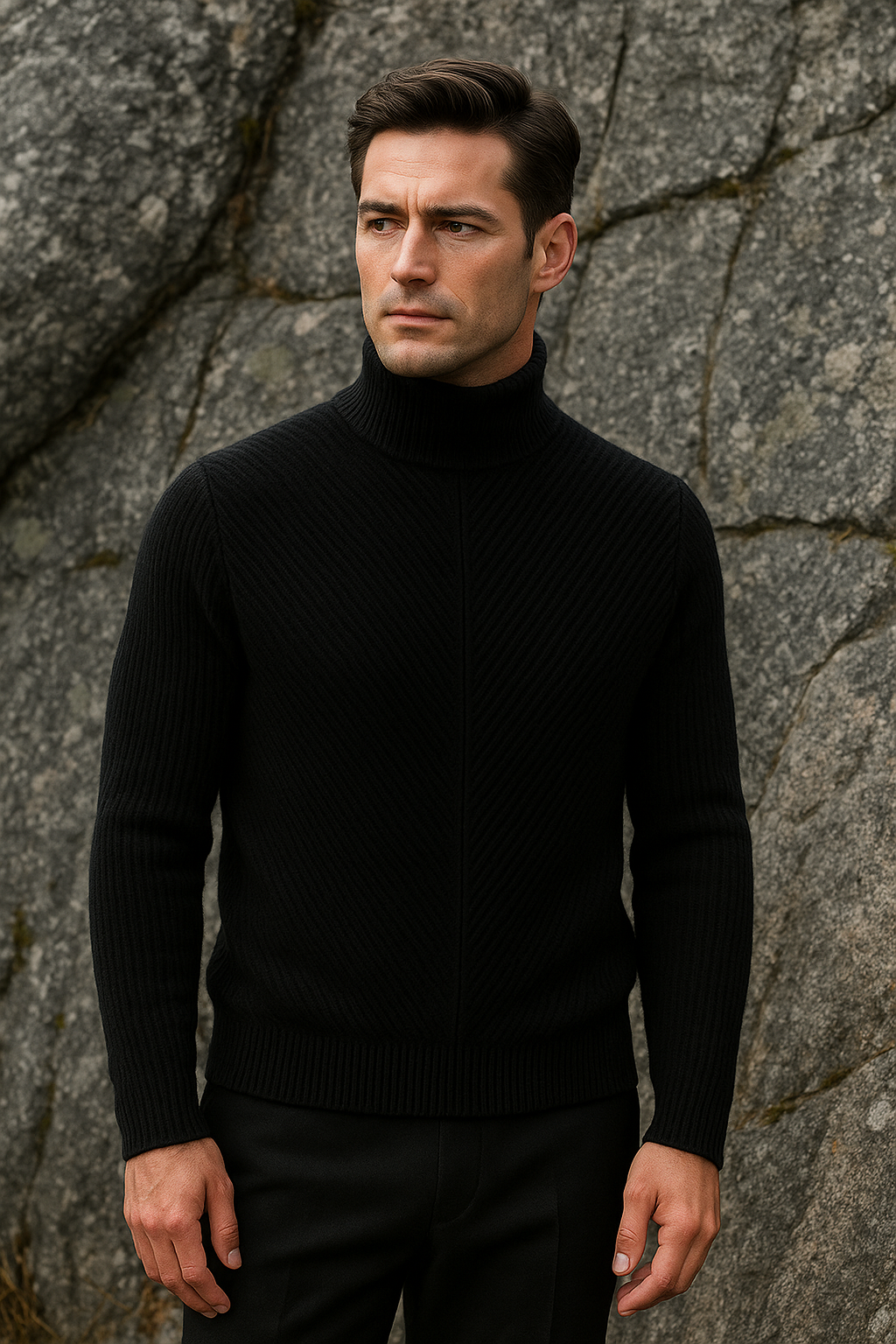 Moravi Merino Knit Black