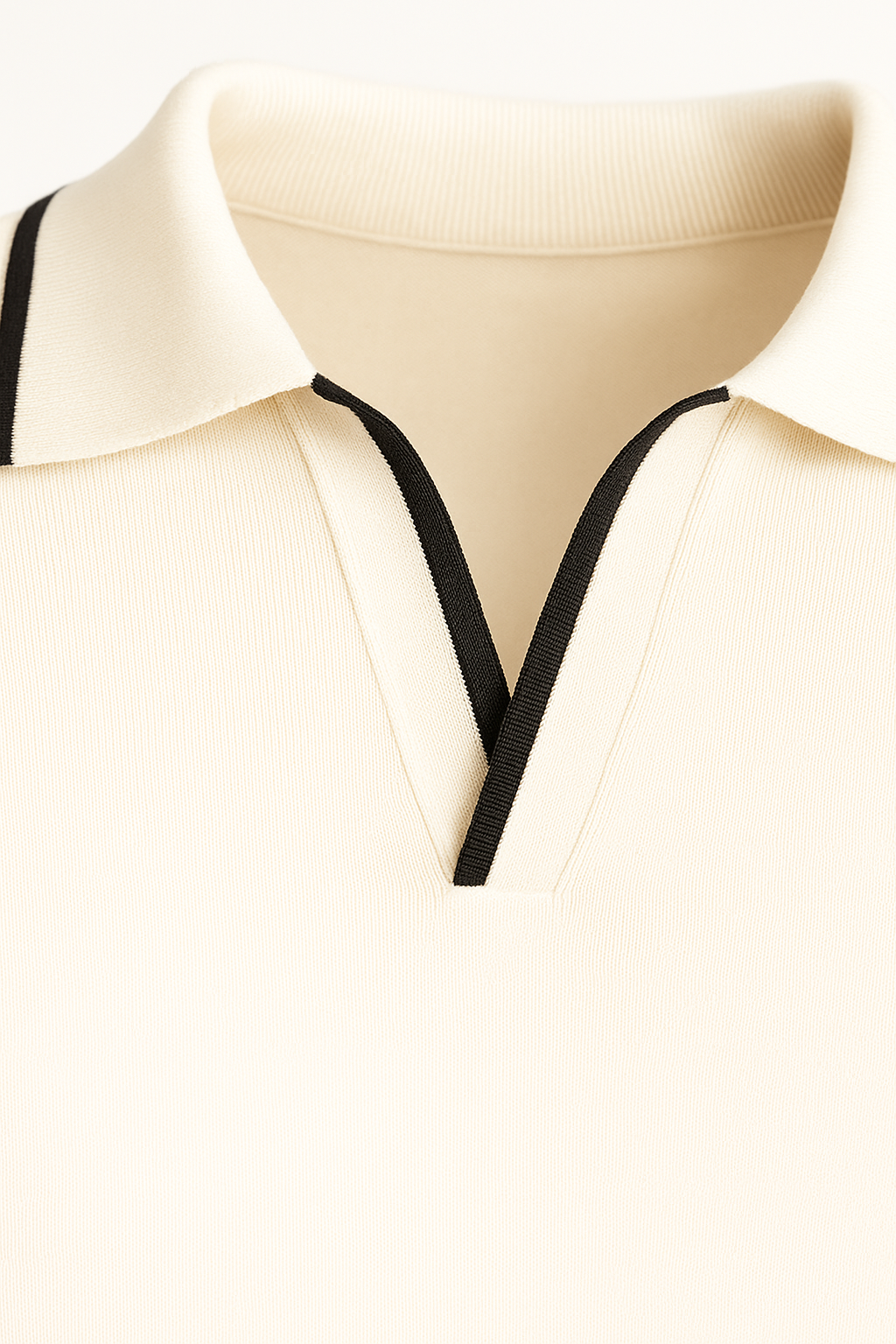 Parivo Knitted Polo Ivory