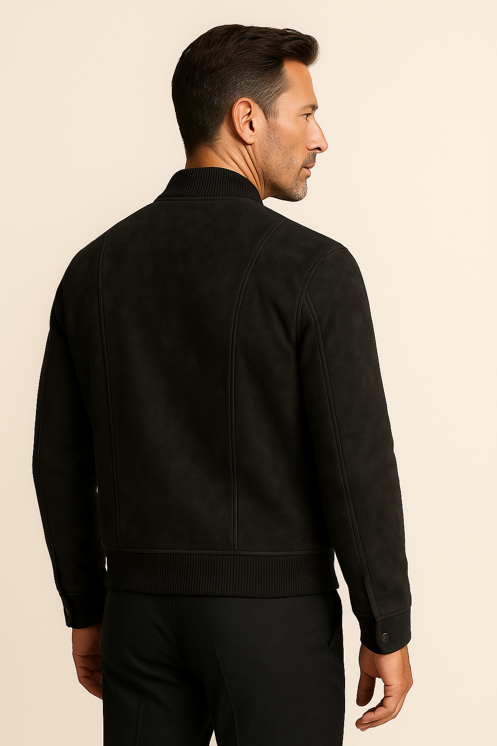 Orivo Suede Bomber Black