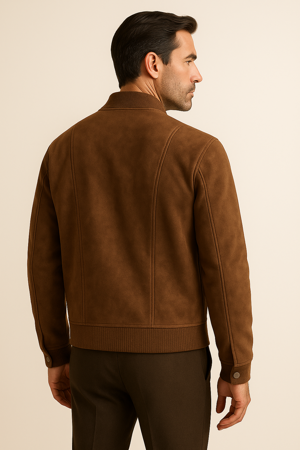 Orivo Suede Bomber Brown