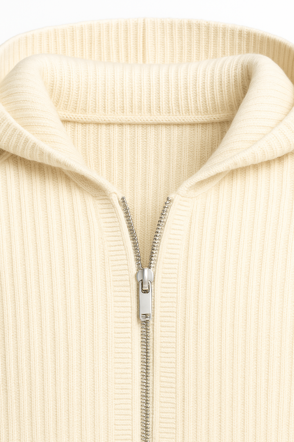 Velani Hooded Knit Ivory