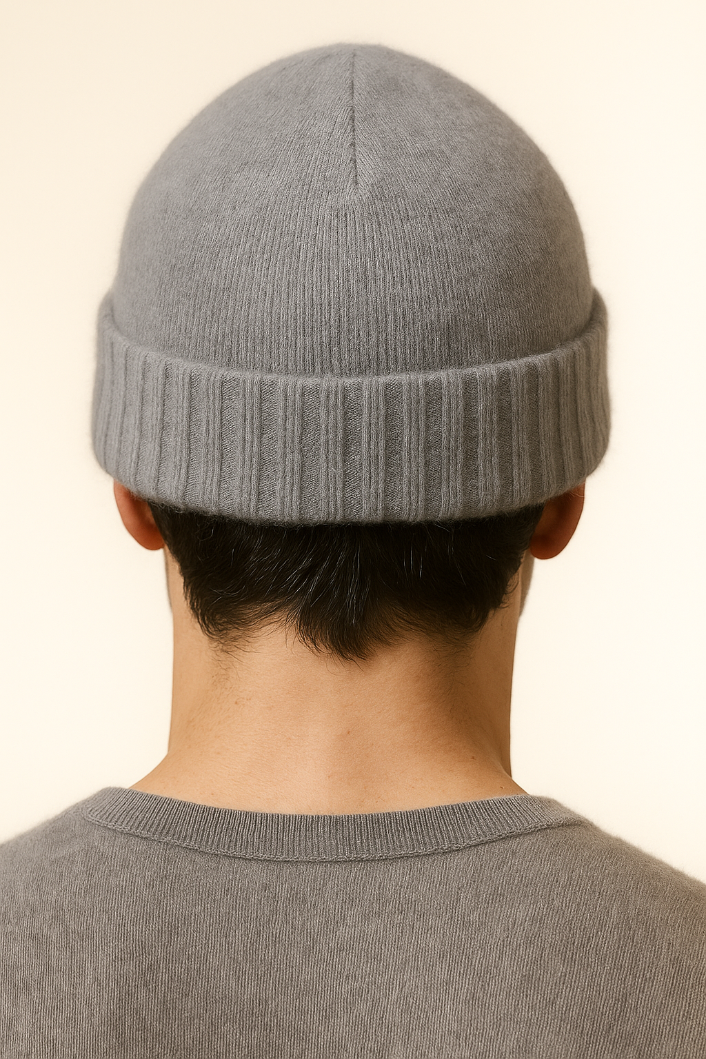 Ivaro Cashmere Beanie Grey