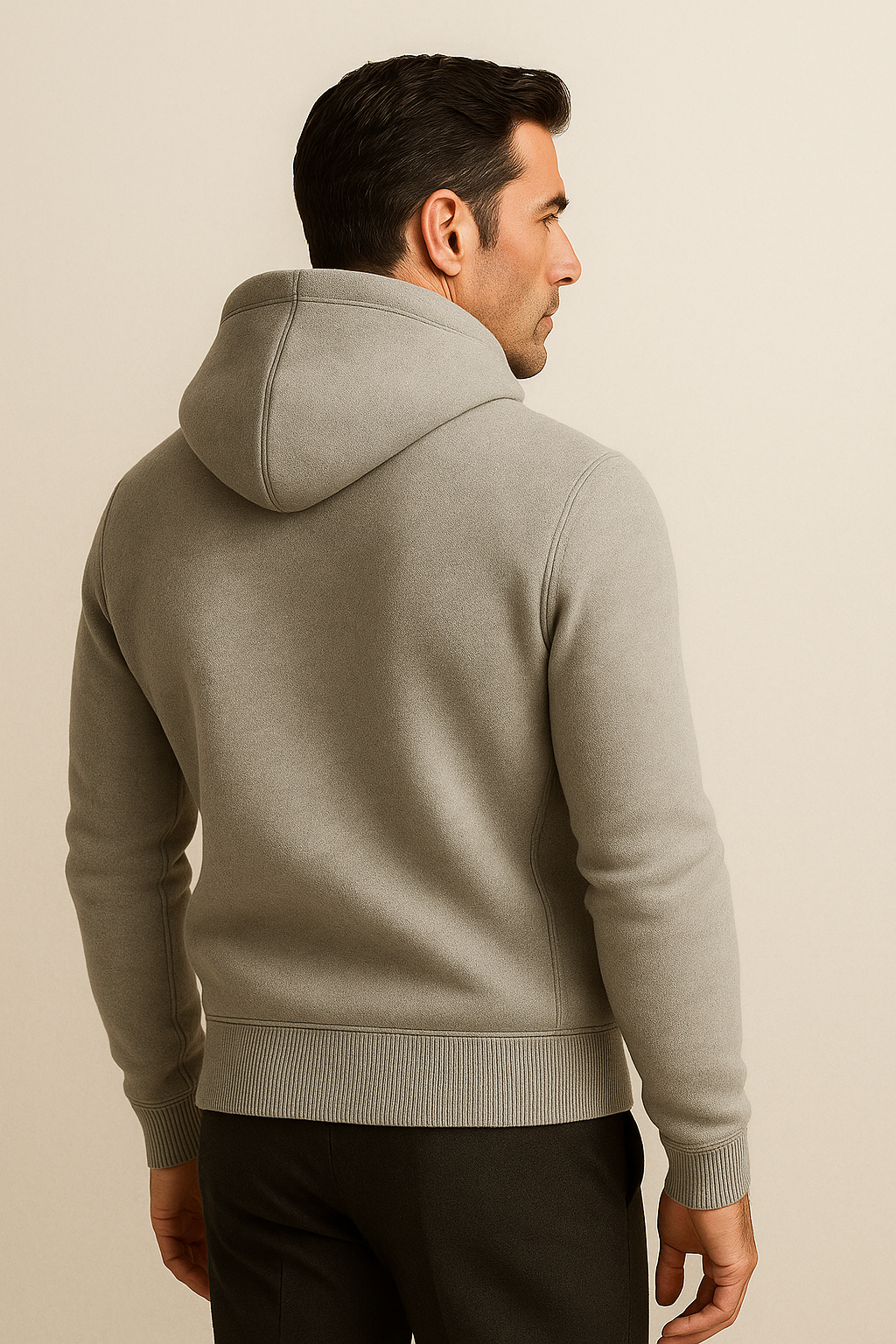 Tonari Hooded Zip Grey
