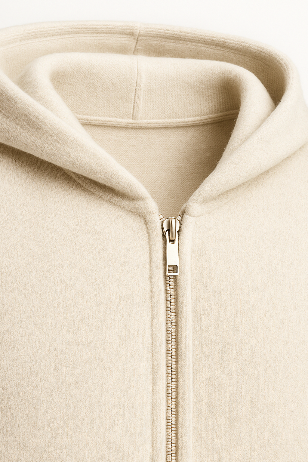Tonari Hooded Zip Cream