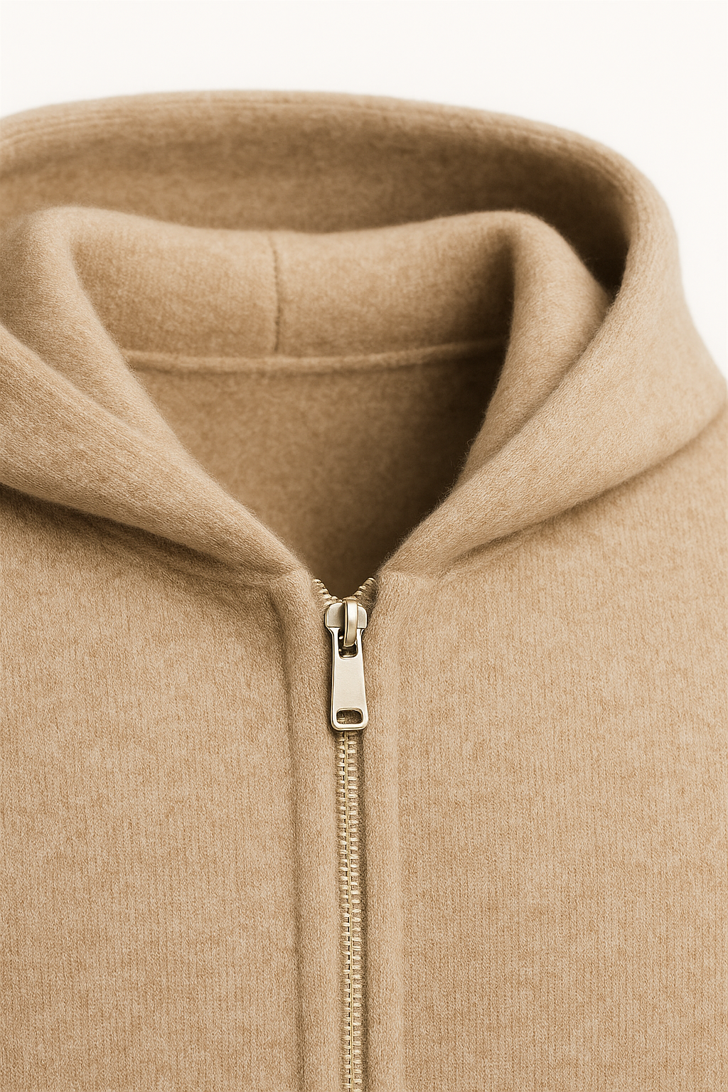 Tonari Hooded Zip Taupe