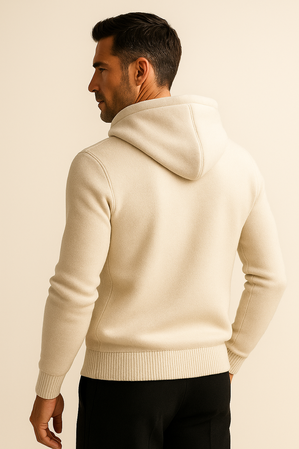 Avaro Hooded Knit Cream
